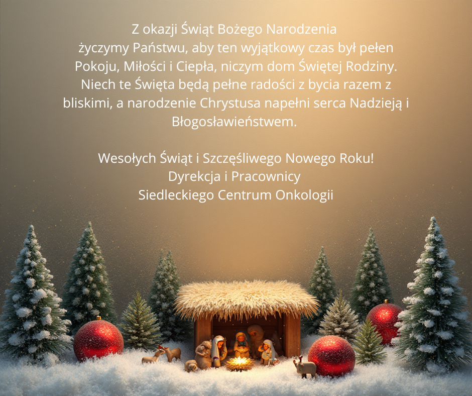 Życzenia z okazji Bożego Narodzenia