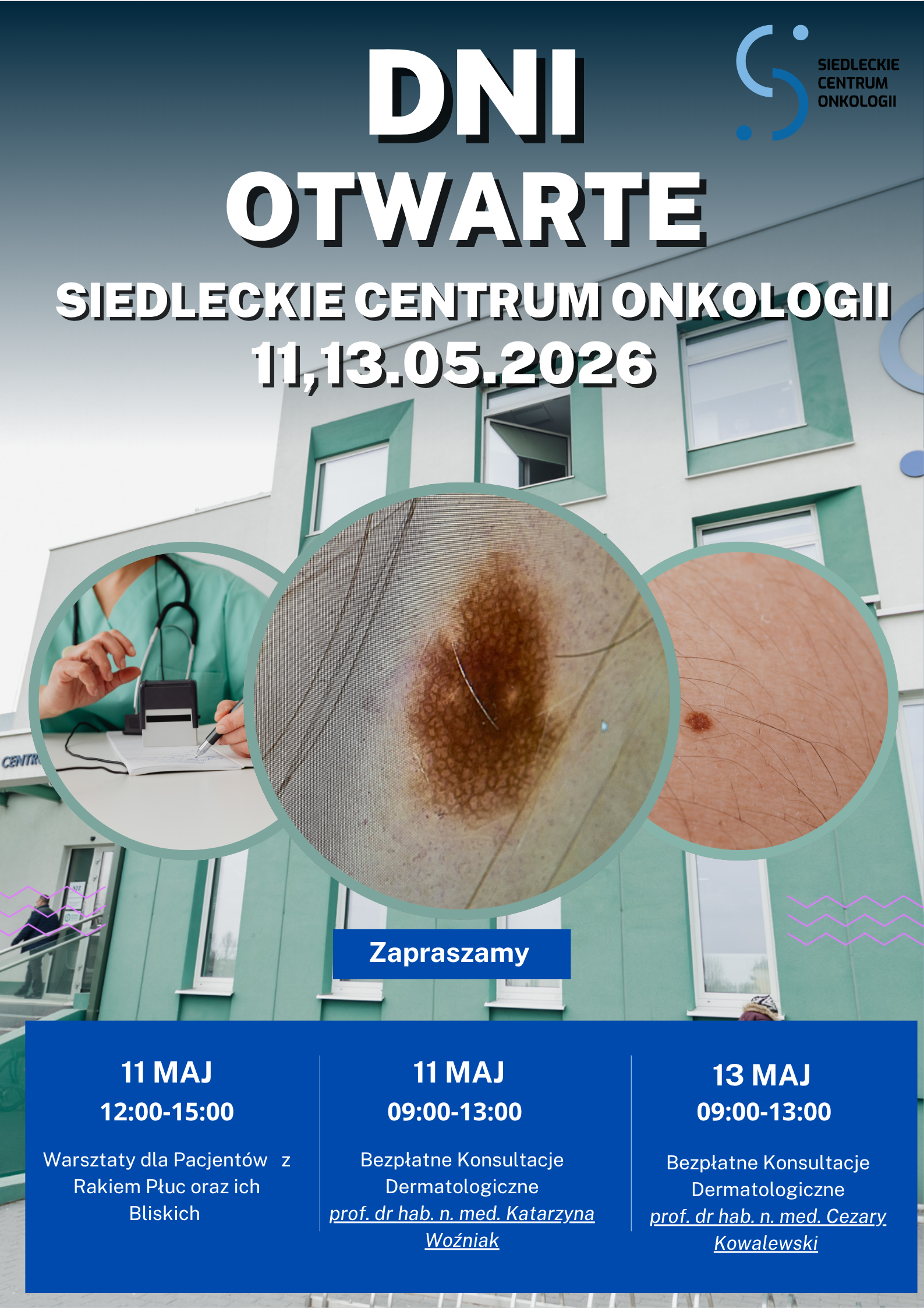 Siedleckie Centrum Onkologii zaprasza na Dni Otwarte z okazji Europejskiego Dnia Walki z Czerniakiem